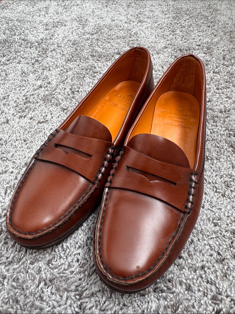Carmina Penny Loafers - Brown